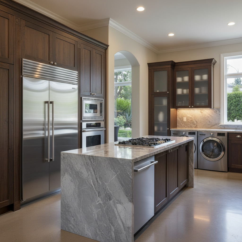 Premium household appliances in a modern home